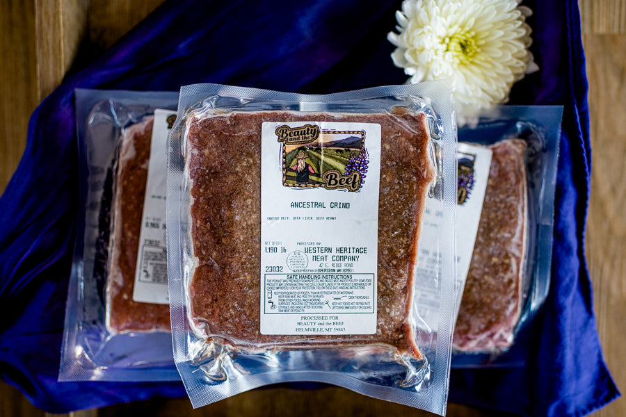 Ancestral Ground Burger - 20 lbs - Grass Finished