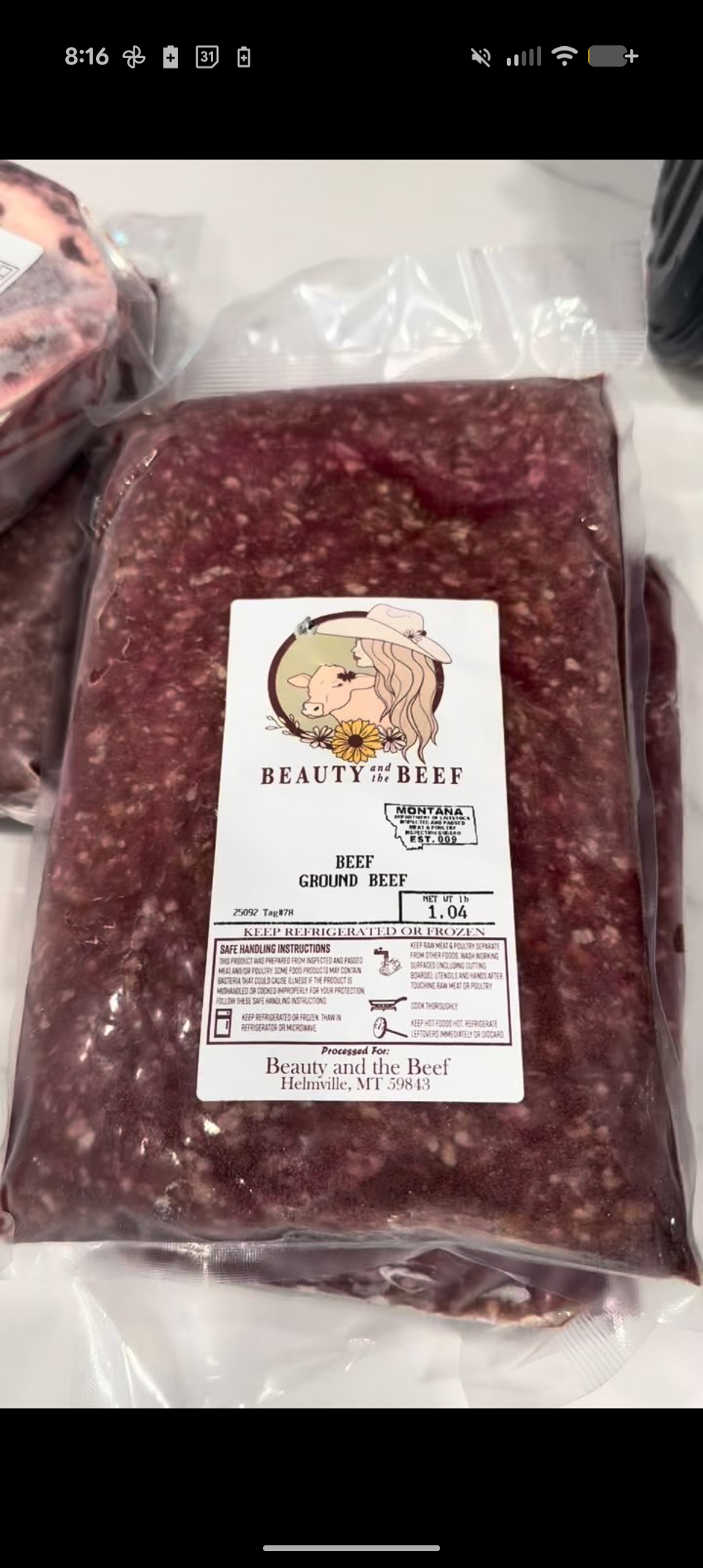 Light Grain Finished 50lb Bundle Ground Burger