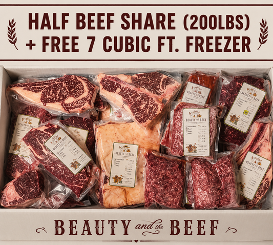 Grass Finished Half Beef (SPECIAL OFFER)