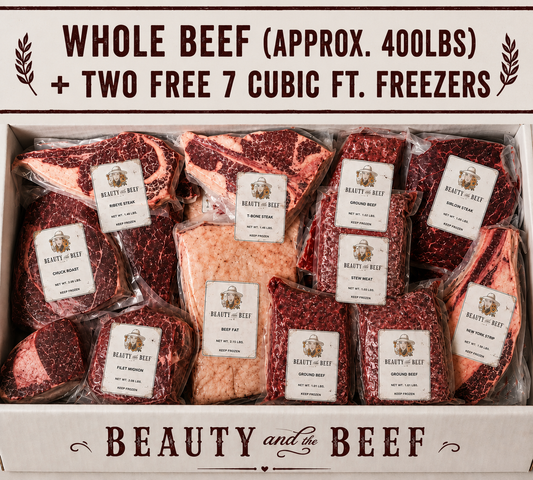 Grass Finished Whole Beef - (SPECIAL OFFER)