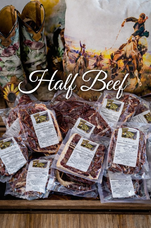 Light Grain Finished Half Beef - 200 lbs (DEPOSITS OPEN FEB 25th)