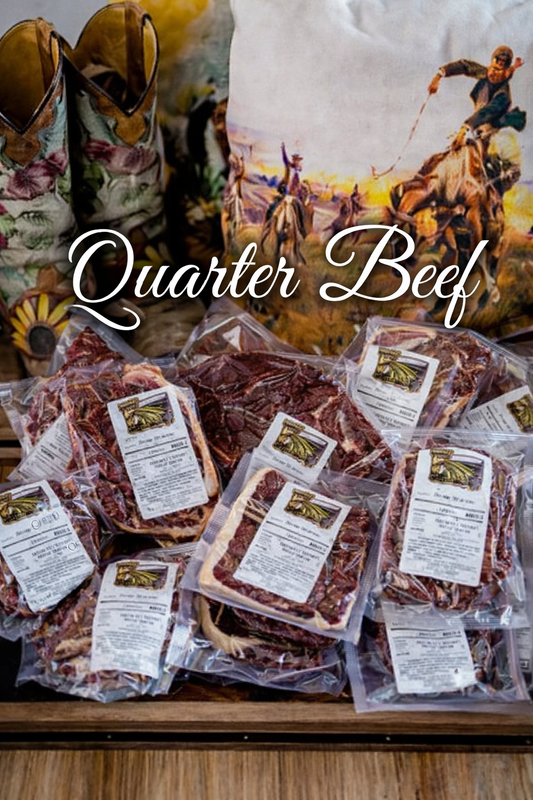 Light Grain Finished Quarter Beef - 100 lbs (DEPOSITS OPEN FEB 25th)