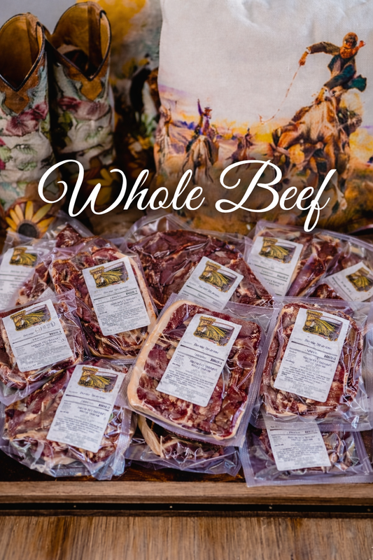 Light Grain Finished Whole Beef - 400 lbs (DEPOSITS OPEN FEB 25th)