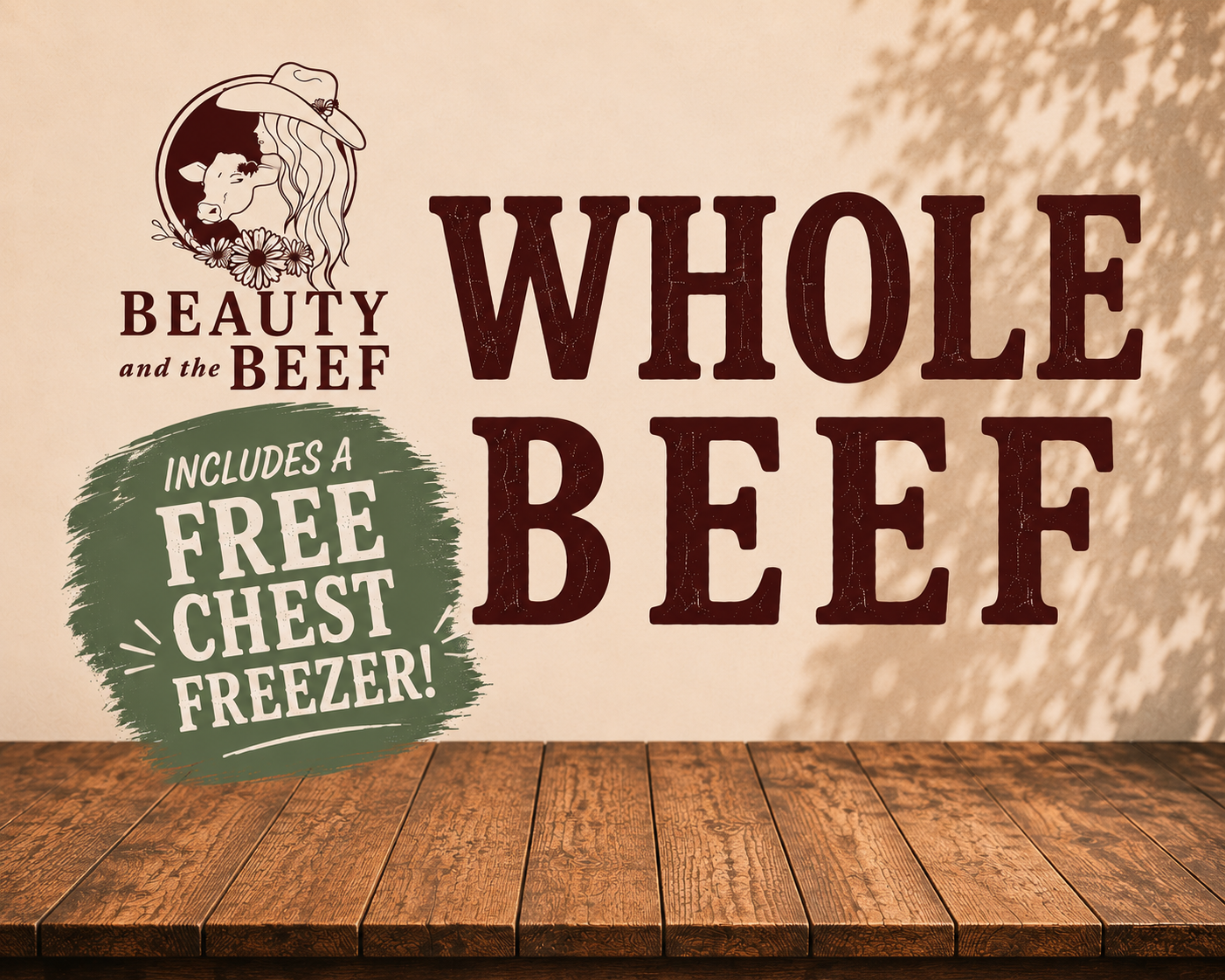 Grass Finished Whole Beef - 400 lbs