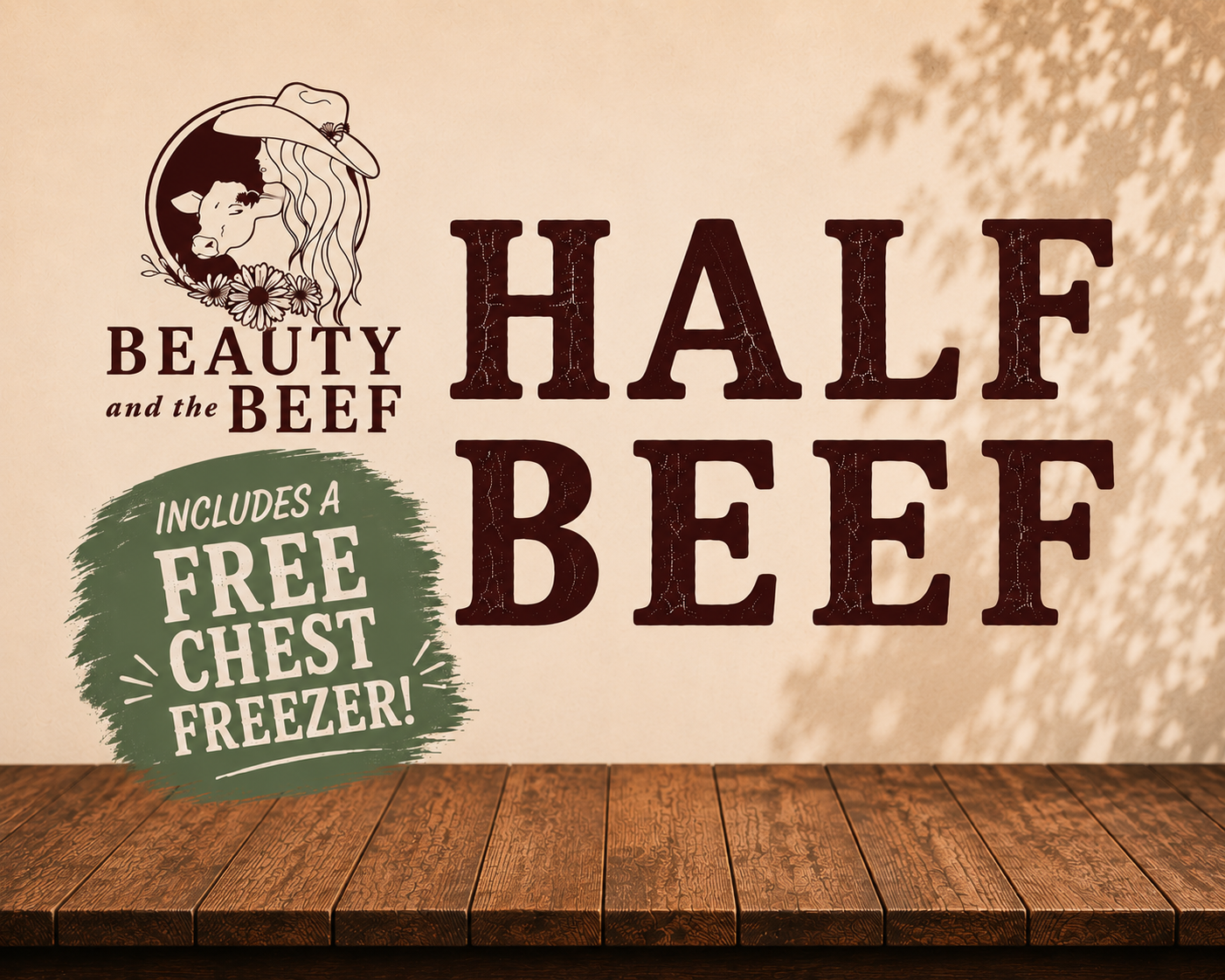 Grass Finished Half Beef - 200 lbs