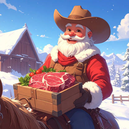 Christmas Special! Cowboy Christmas Gift Box, Plus FREE Burger
