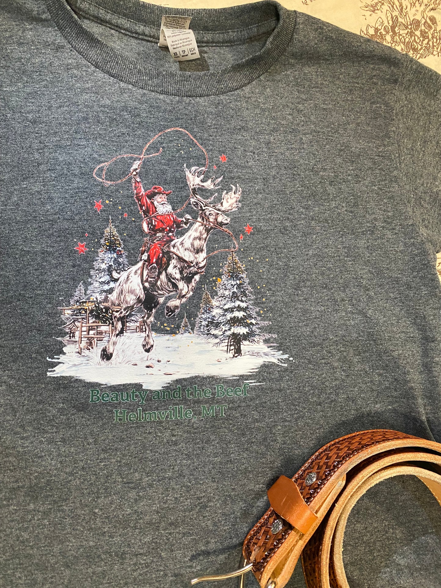 Santa's Bucking the Night Away